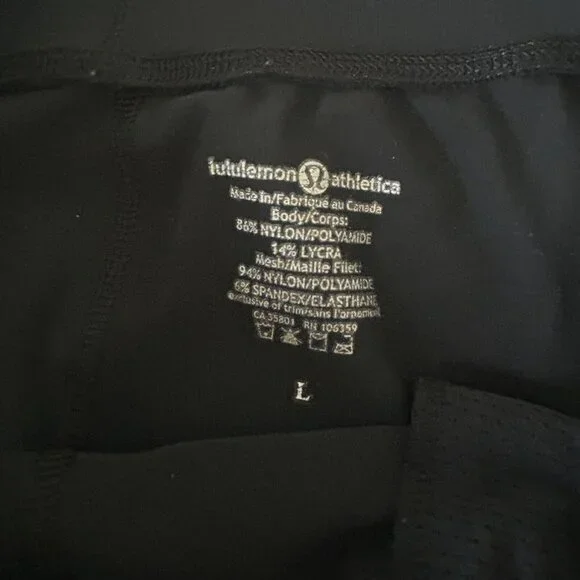 Lululemon Athletica Joggers Black Cotton Blend Sweatpants Men's Large Tall 43.5” - Picture 13 of 15